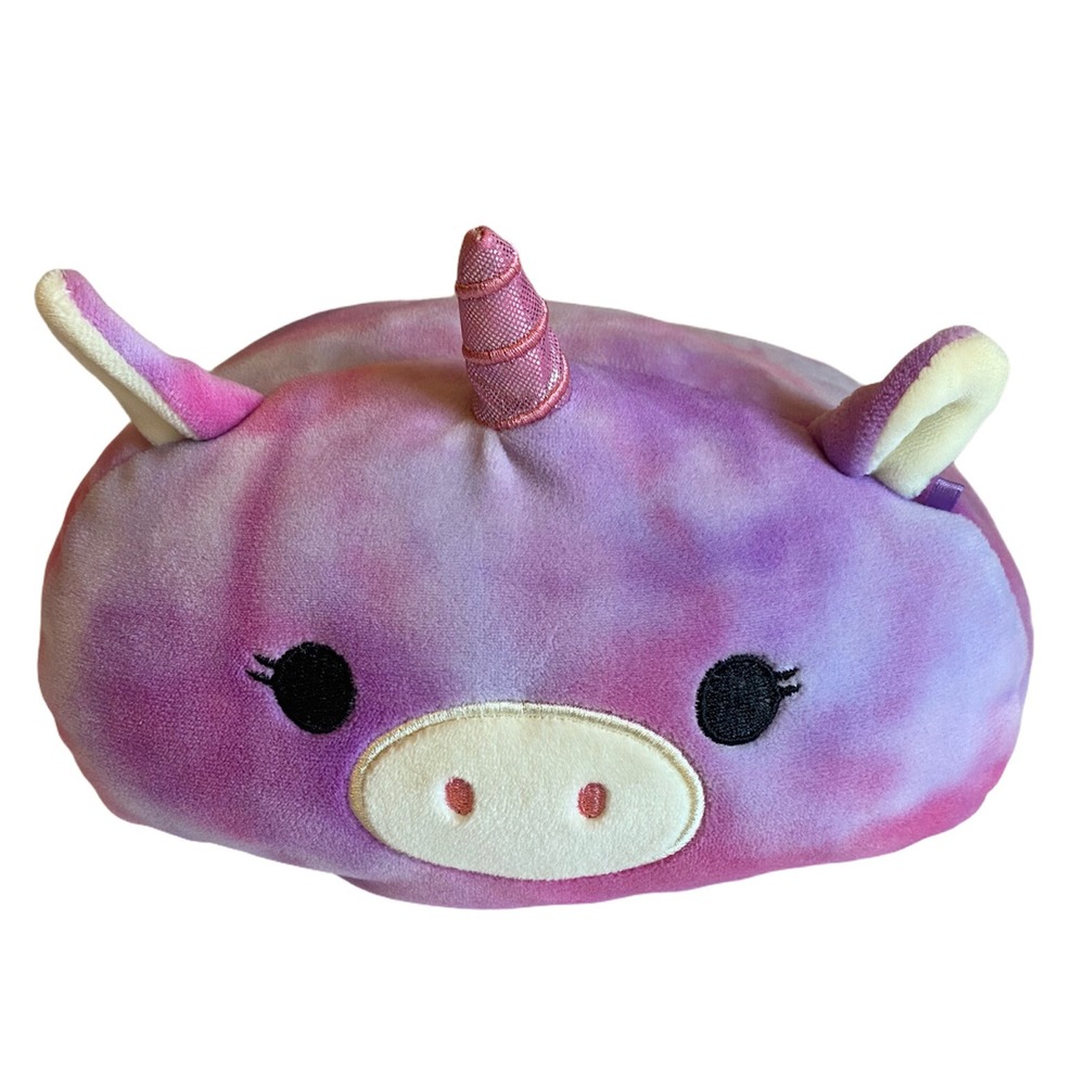 Unicorn Pig 8" Plush Squishmallows Pink Purple Tie Dye 2019 Lola Stackable